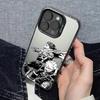 Крутой чехол для телефона A-My Hero Academia-S для iPhone 16 15 14 13 12 11 Pro Max Plus, цветной, противоударный, серебристая задняя крышка
