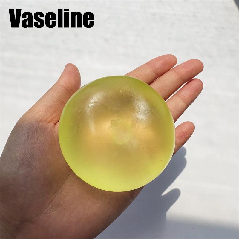 Vaseline Squishy Ball Toy Transparent Jelly Soft Squeeze Fidget Sensory Non-Toxic Autism Adhd Anxiety Relief Ideal Adults Gift