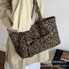 Популярная в этом году женская сумка 2025 новая трендовая высококлассная ретро сумка на плечо/подмышку с леопардовым принтом, сумка-мессенджер, сумка-тоут