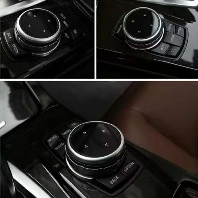 Для BMW 1 2 3 4 5 6 7 Серии X1 X5 X6 F20 F30 F10 F07 E60 E90 E70 IDrive Автомобильная Мультимедиа Крышки Больших Ручек Накладки Кнопок Управление