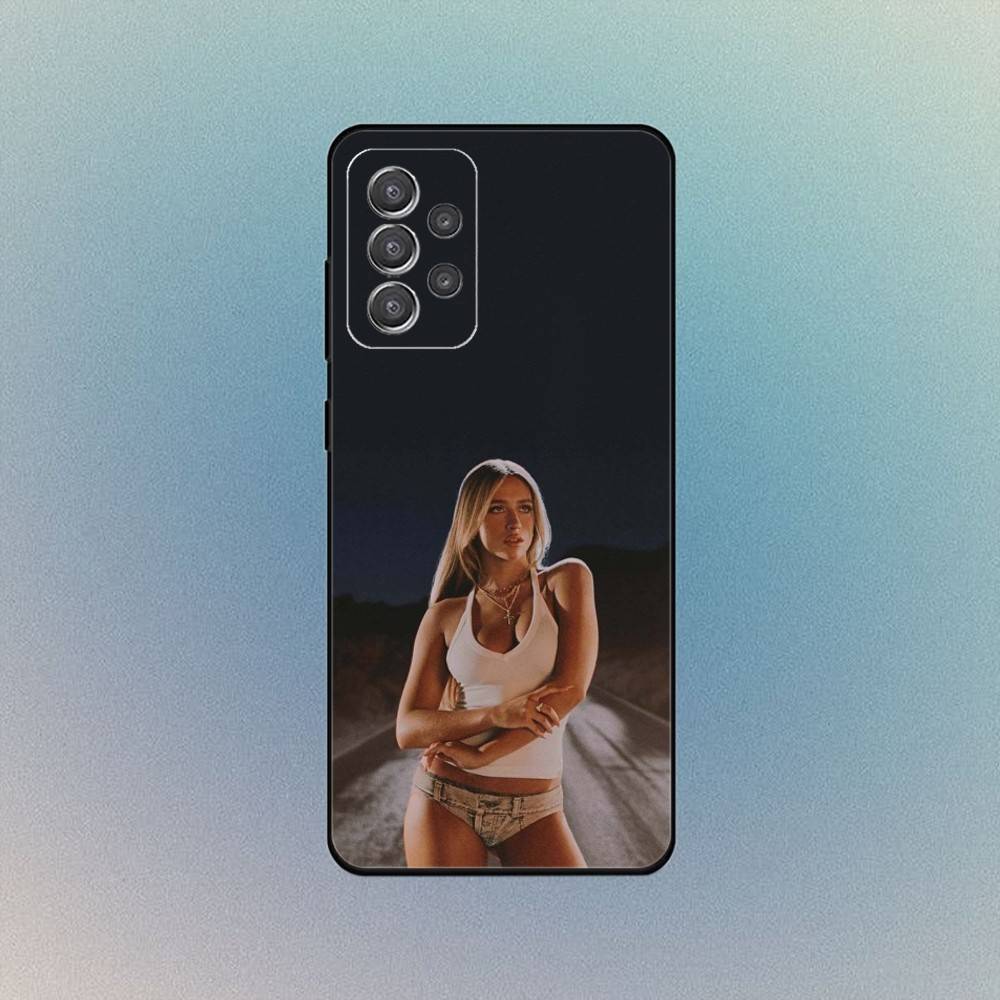 Singer T-Tate McRae Phone Case For Samsung S25,S24,S21,S22,S23,S30,Ultra,S20,Plus,Fe,Lite,Note,10,9,5G Black Cover