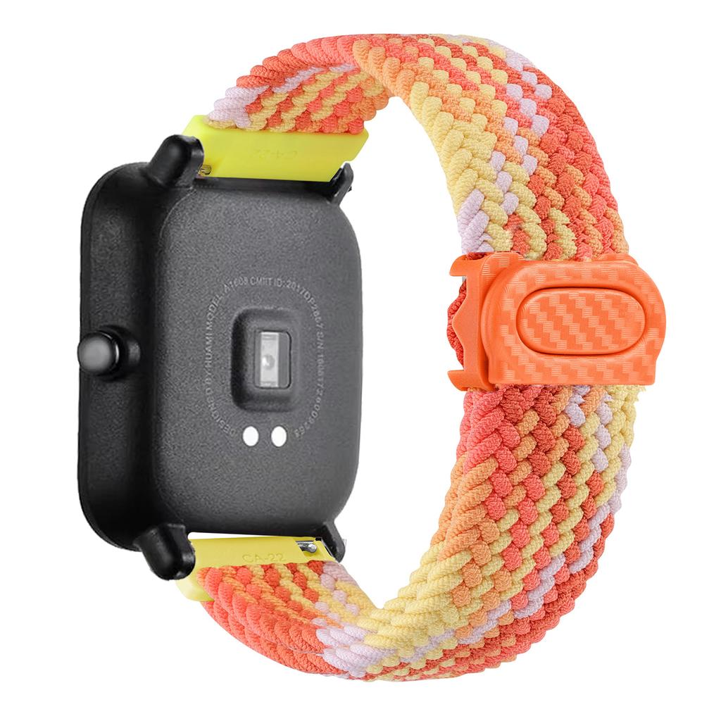 Для Amazfit bip 6/5/Balance/helio/GTS/4/2e/Mini/3/GTR/4/3/Pro ремешок Плетеный браслет correa huawei gt 5 4 20мм 22мм ремешки для часов