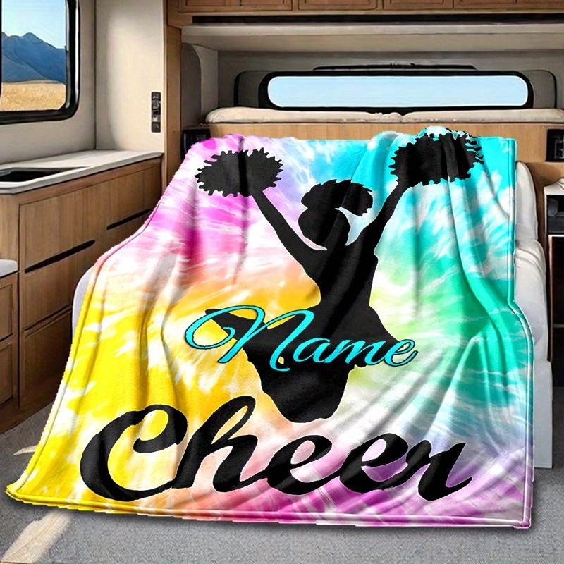 Live Cheer Blanket Personalized Name Soft Comfortable Stylish Blanket Car Blanket Perfect For Travel Camping Outdoor Home Suitable For All Seasons
