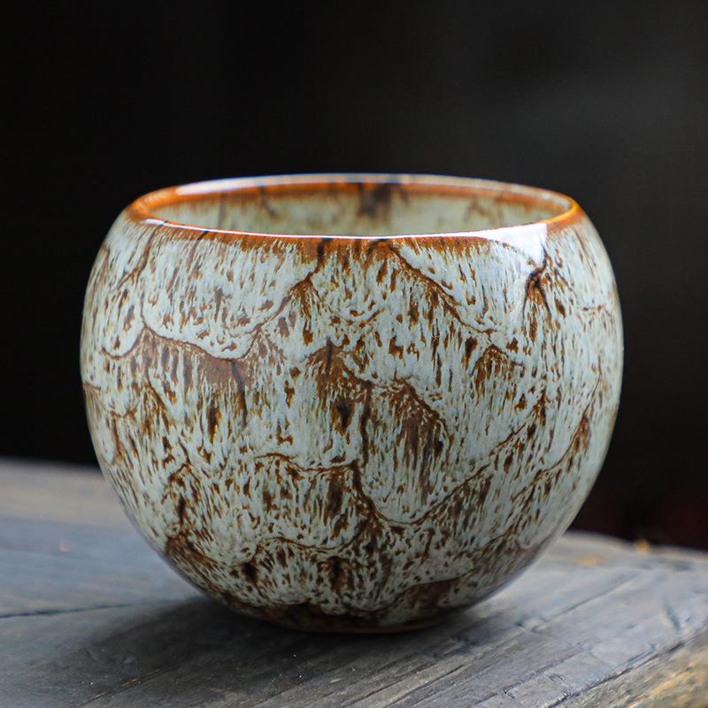 Чашка для чая одинарная обжиг с изменением цвета глазури Тяньму Цзяньчжань мастер-чашка чайная чашка керамическая чашка для эспрессо глазурь с изменением цвета