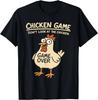 Chicken Game Dont Look At The Chicken Graphic Tshirt Unisex Unisex Funny Meme Casual Cotton Short Sleeve Streetwear Tee