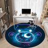 1pc Cat Sphere Office Round Area Rug, Under Office Chairs Bedroom Living Room Home Decor, Room Deco, Available in Various Sizes