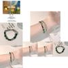 Unique Geometric Titanium Steel Double Layer Bracelet For Women 2024