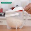 Plastic Washing Rice Bean Sieve Hands-Free Kitchen Quick Rice Cleaning Tool Portable Machine Washing Rice Sieve