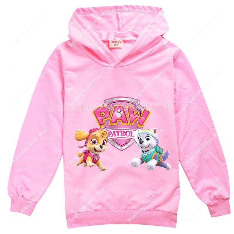 Autumn Pullover Hoodie, Sweet Cartoon Puppy With Headwear Graphic Print, Comfortable Long Sleeve Top For Kids School And Outdoor Sports Activities