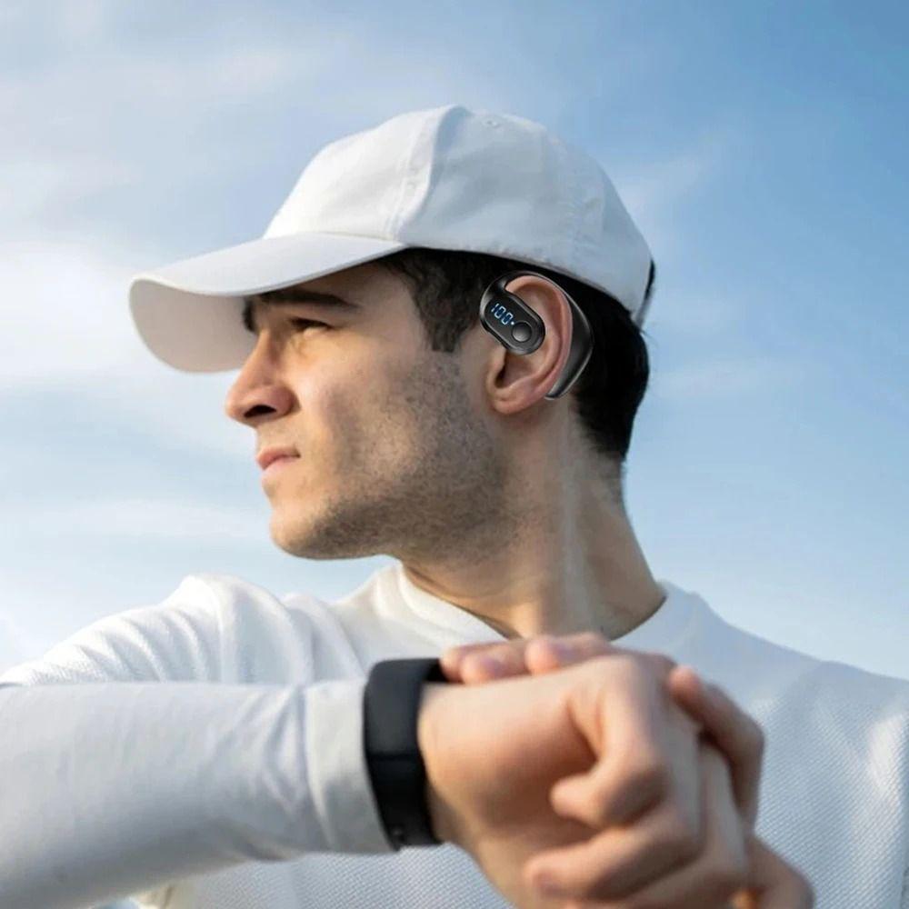 Ear Hook Design Bluetooth Earphones HiFi Sound TWS Headsets Wireless Headphones Travel Use