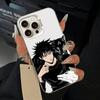 Чехол для телефона Megumi Fushiguro-J-Jujutsu- K-aisen Для iPhone 17,16,15,14,13,12,11 Plus,Pro Max,XS,белый серебристый чехол для телефона