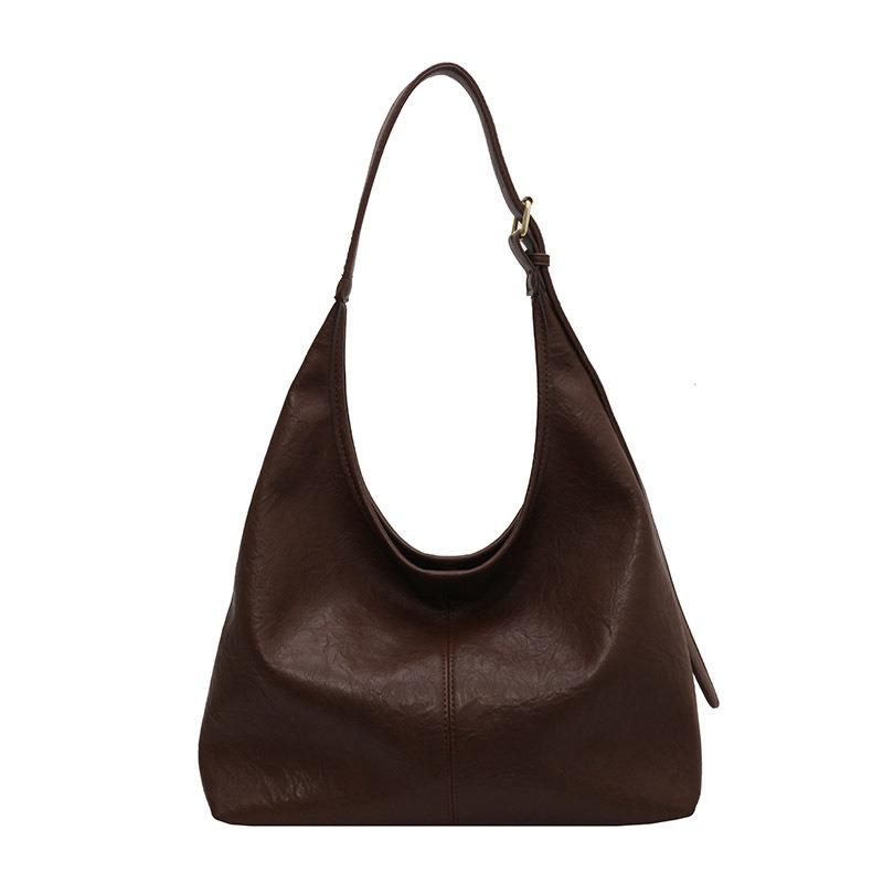 Simple Retro Underarm Bag Women's Autumn and Winter Super Popular Shoulder Bag High-end Sense Large-capacity Tote Bag