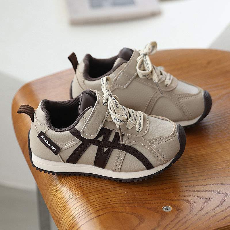 Детские кроссовки Forrest Gump 2025 кожаные новые весенне-осенние спортивные кроссовки для мальчиков универсальные повседневные туфли 1-7 лет женские для малышей