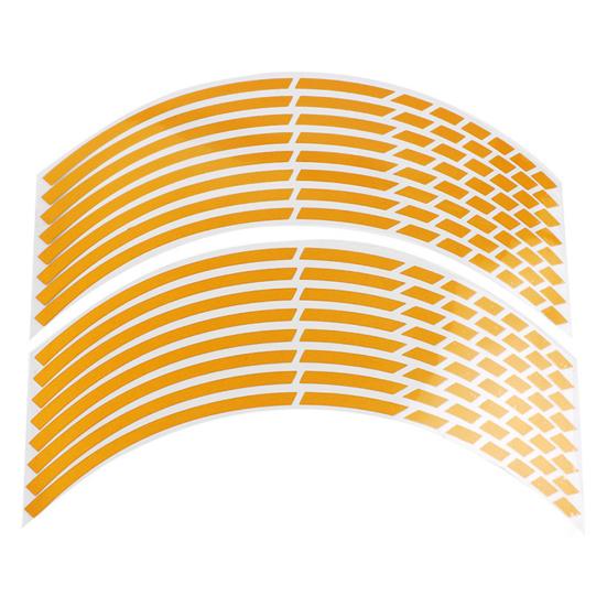 16Pcs Car Motorcycle Bicycle Wheel Rim Reflective Sticker Tape Strip Decal Decor