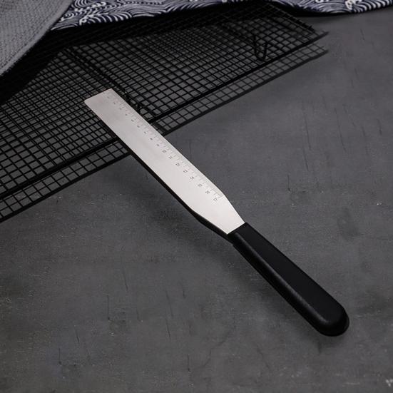 Лопатка для торта из пищевой нержавеющей стали с защитой от ржавчины, удобная для захвата, шпатель для глазури, скребок для масла, принадлежности для выпечки