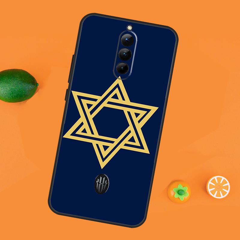 Чехол с символом Звезды Давида для ZTE Nubia Red Magic 8S 9S 10S 8 9 10 11 Pro Plus 6 7 6S 7S Pro RedMagic 10 Air