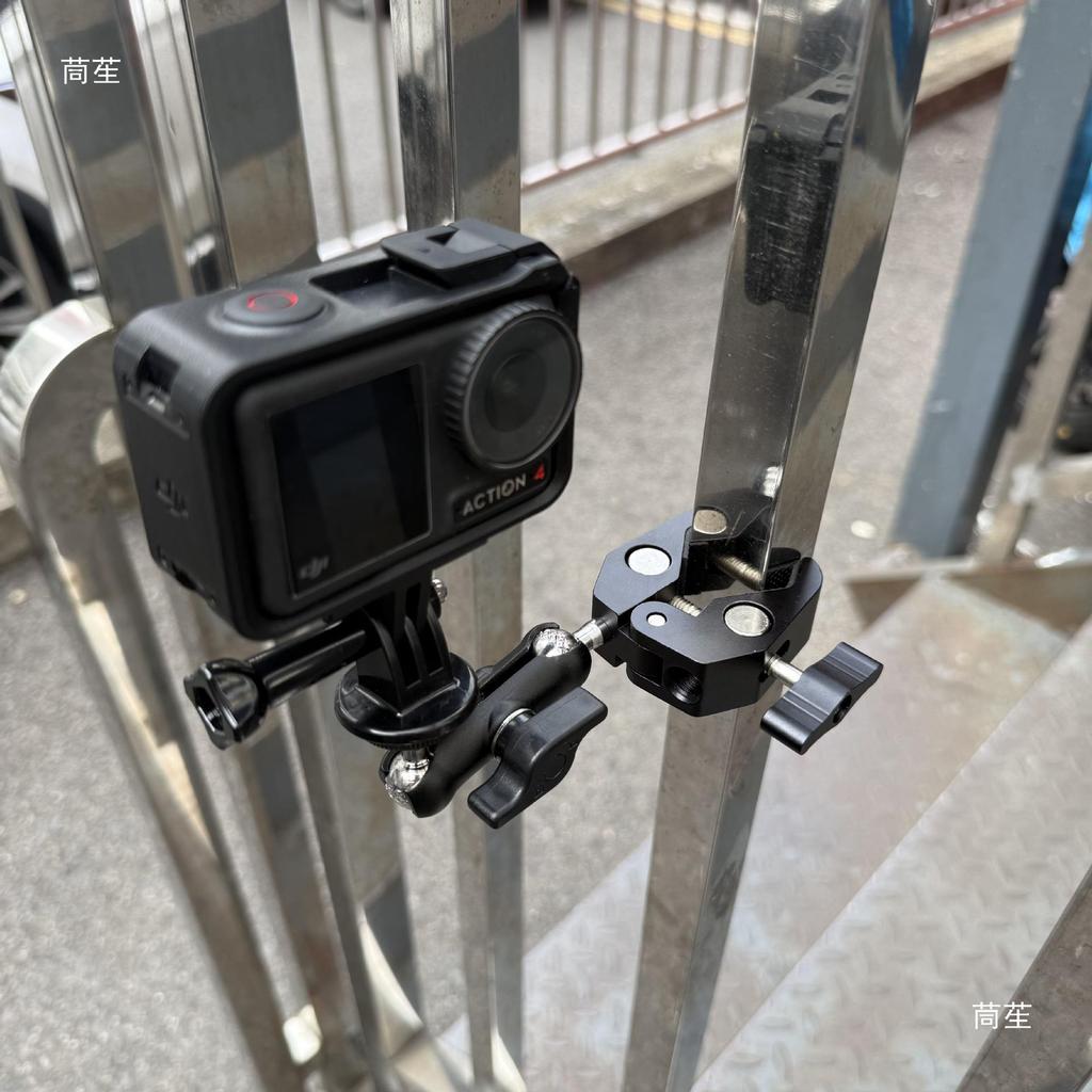 Универсальный металлический зажим-краб: 360° Держатель для телефона и камеры