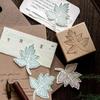 Flower Butterfly Leaves Rubber Craft Stamps Wooden Journal Stationery Children Stamp  for Scrapbook