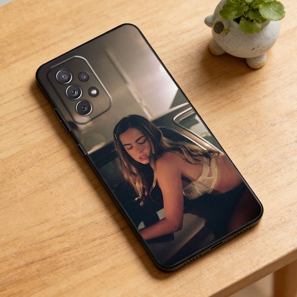A-Кейс для телефона Addison Rae для Samsung Galaxy A73,21,22,32,71,53,52,51,80,5G Мягкий черный чехол