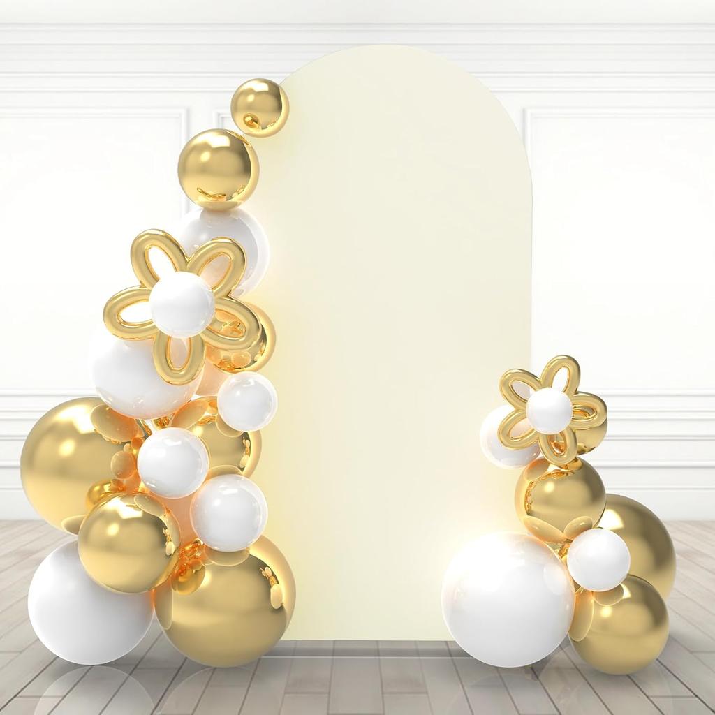 Свадебная арка, задник, чехол из спандекса, облегающий, круглый верх, чехол для задника арок Кьяра для украшения банкета на церемонии по случаю дня рождения