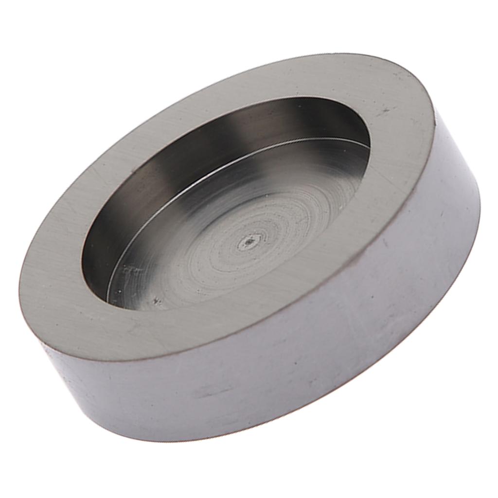 Jewelry Metal Refining Mold Disk Strong Stability Heat Resistant Graphite Crucible for Melting