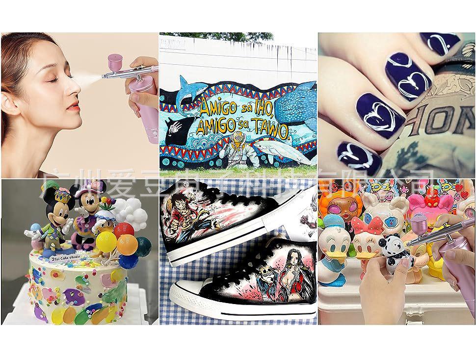 Высоко востребованный электрический аэрограф для красоты, маникюра и кислородного распыления