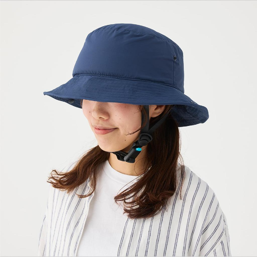 Ides Bicycle Urban Hat Adult Sizes SG Standard Hat UV Protection [Official] Helmet, (Navy), 54-59cm, Meets, Type, Lightweight, Breathable,