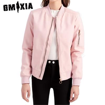 Женская однотонная стильная женская куртка с принтом, повседневная хлопковая куртка, осень-зима, длинный рукав, воротник-поло, куртки и пальто