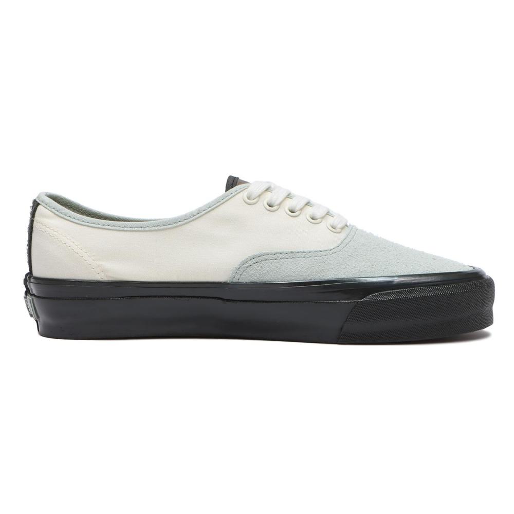 Vans Подлинный переиздание 44 Vn000ct7dt5 Blk Light Green