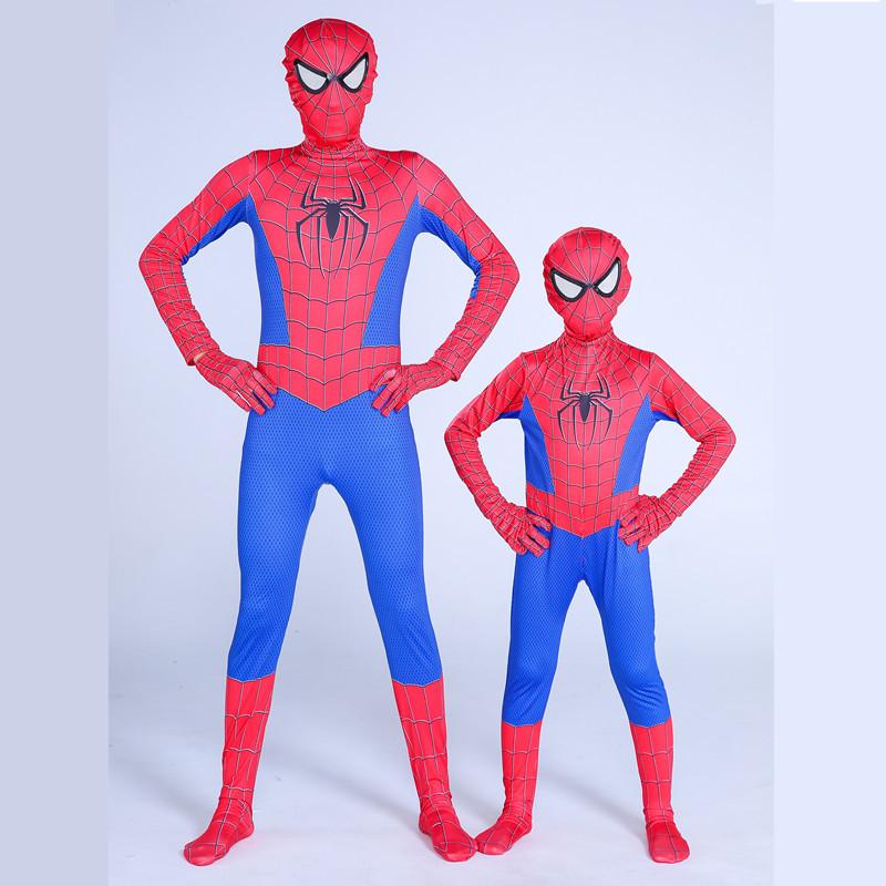 Halloween Star-Shine Spider-Man Jumpsuit: Far From Home Cosplay Miles & Gwen