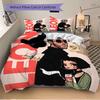 3Pcs Leon Graphic Novel Bedding Set Quilt Cover Pillowcase Home Christmas Xmas Halloween Gift 1 Duvet Cover 2 Pillowcase M929290