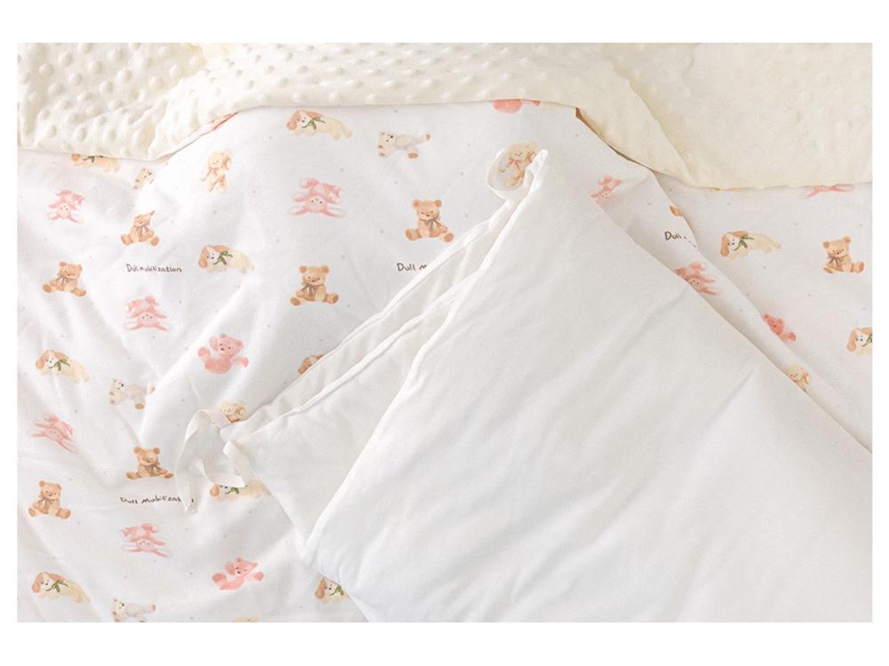 Толстое моющееся бархатное детское одеяло для осени и зимы, со съемным наполнителем, идеально для дневного сна в детском саду