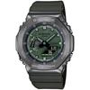 G-SHOCK Quartz GM-2100B-3AJF Мужские часы с металлическим покрытием и светодиодной подсветкой, светло-зеленые, НОВИНКА