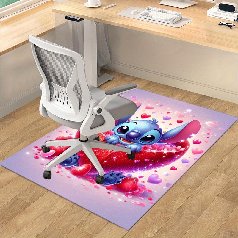 1pc. Cute Stitch Heart-Shaped Rug - Perfect for Home Decor, Office Carpet, Outdoor Use, and Gift Ideas!z0414277