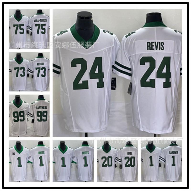 Mens NFL New York Jets Retro Jersey Football Uniform Shirt Sportswear Fans Winter Fall