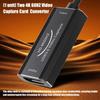 Карта захвата видео 4K Type C+USB Видеограббер-рекордер для HDTV Игровой видеокамеры Камеры Записи Прямой трансляции