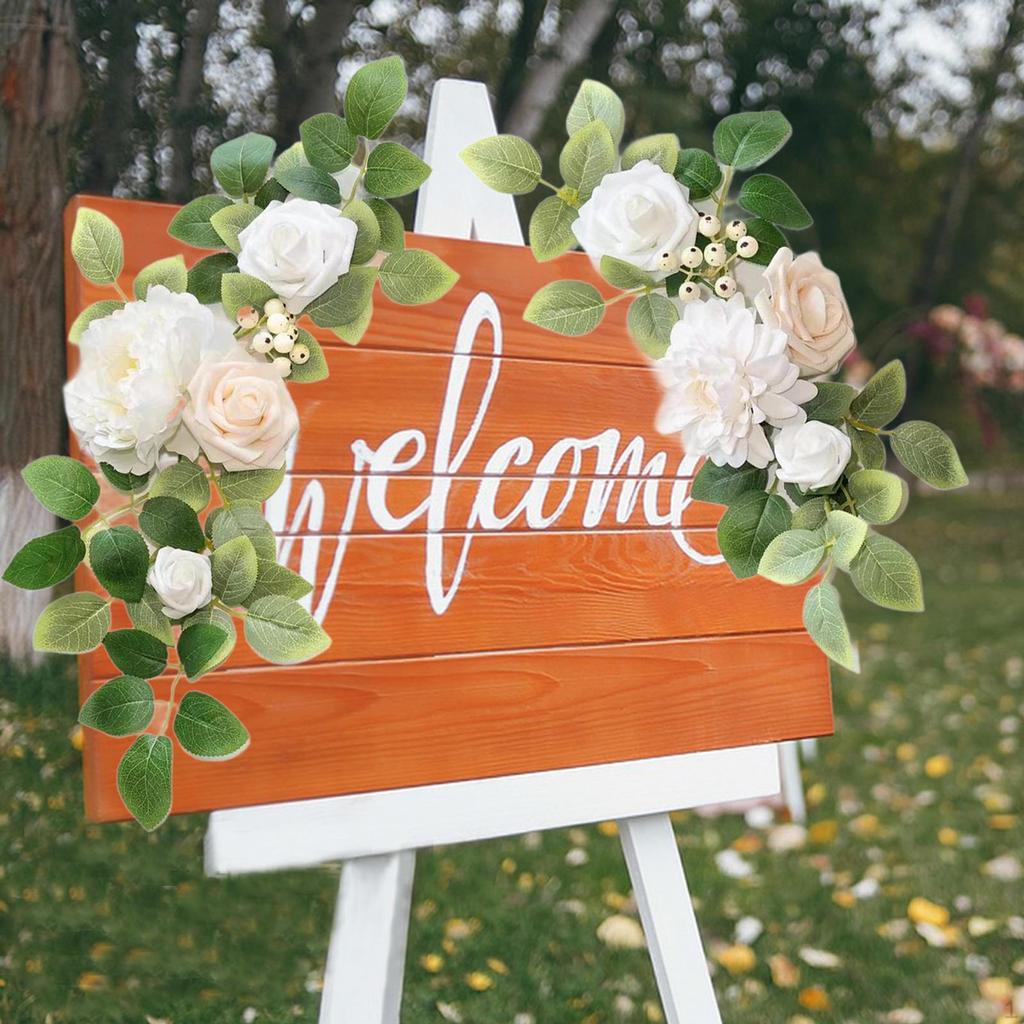 2 шт. Свадебная арка цветы искусственный цветок гирлянда современный фон венок угол