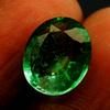 Natural Green Emerald Loose Gemstone Colombian 6.35 ct Oval Cut for Jewelry Making and Crafts