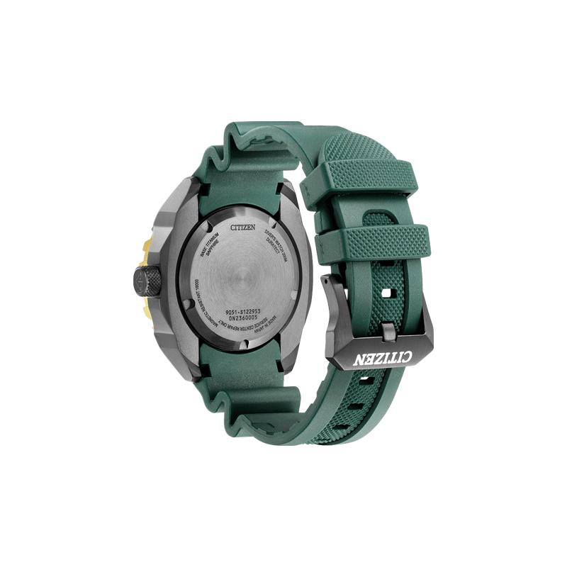 Citizen Мужские часы Promaster Series для дайвинга, водонепроницаемость 200 метров, автоматические, с зеленым циферблатом NB6006-02X
