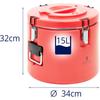 Catering thermos for transporting beverages 15 l