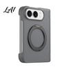 Shockproof Matte Shell with Ring Stand Case for Phone Magnetic Folding IPhoneDuo Hands Free Viewing 360 Degree Full Protection Rotating Stand