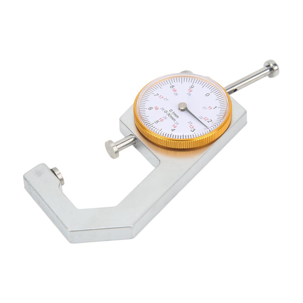 Thickness Gauge Handheld Flat Head High Accuracy 0‑30mm 0.1mm Thickness Measurement Tool for Jewelry