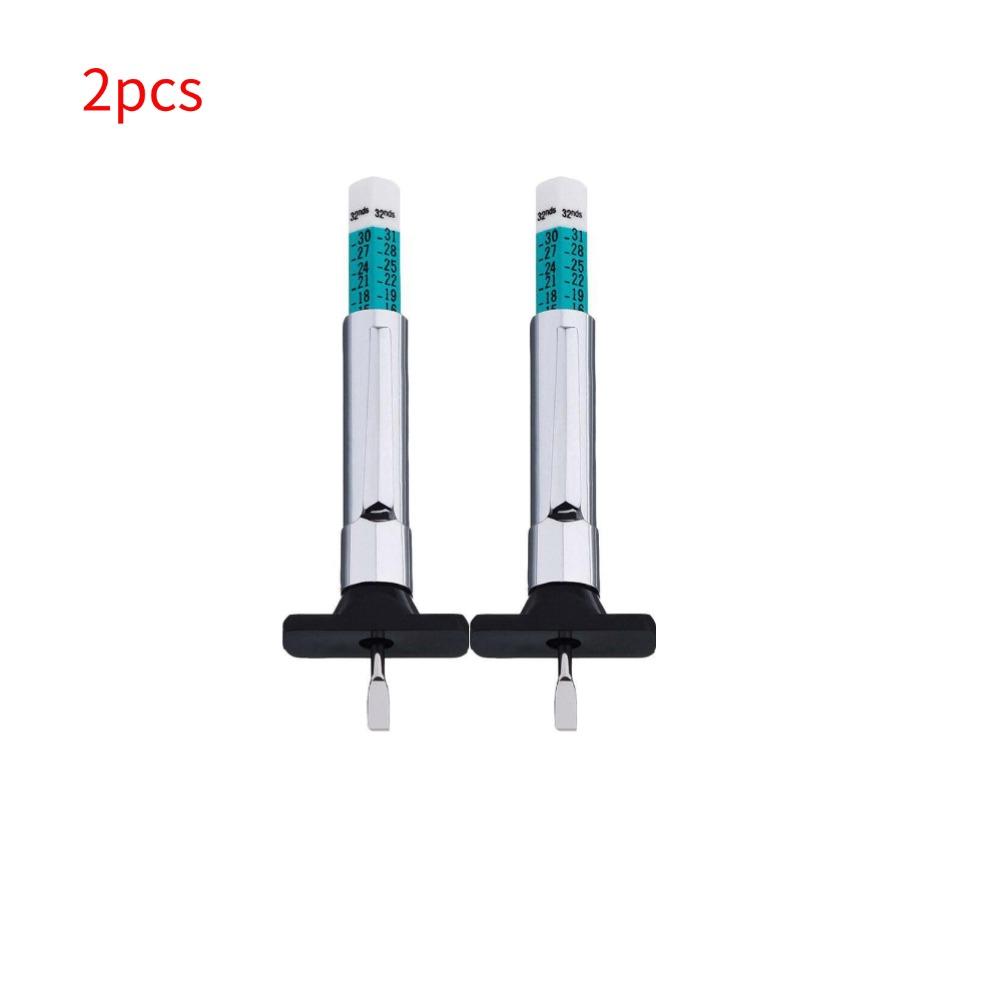 25 мм Ручка для измерения автомобильных шин Универсальный инструмент для измерения глубины рисунка протектора шин Автомобильный щуп для измерения глубины шин Линейка для шин