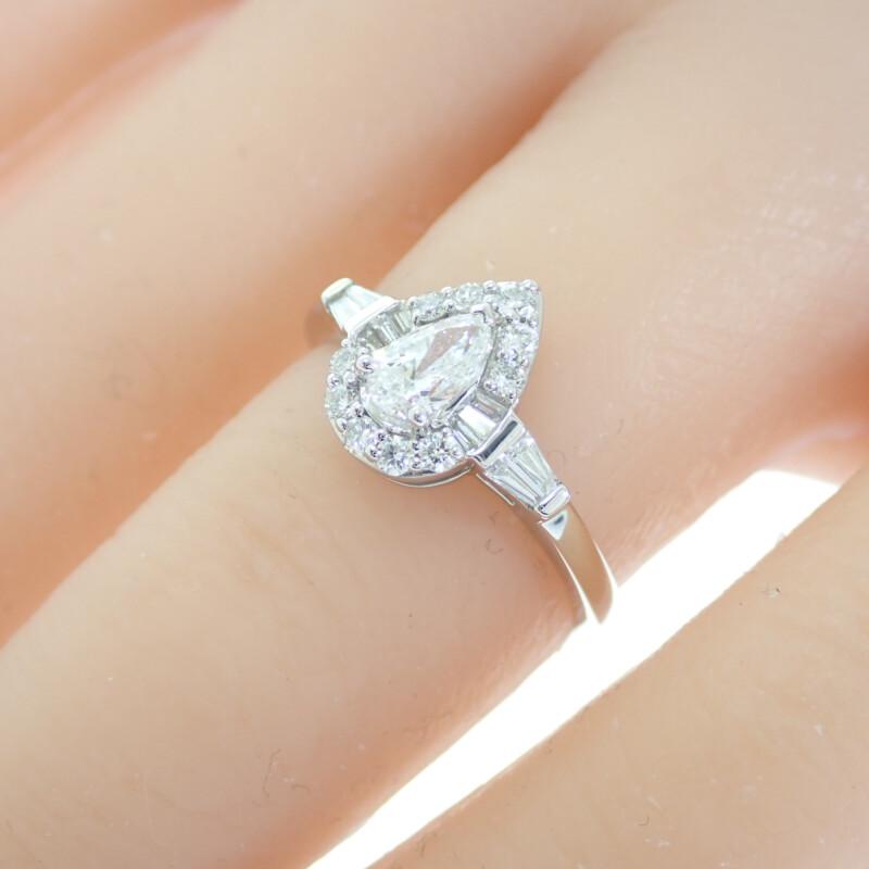 no brand  #12.5(JP Size) ring Pt950Platinum Women