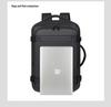 Large Capacity Men's Commuter Backpack - Fashionable, Expandable & Multifunctional Business Travel and Laptop Bag