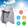 Detachable Fishing Hat UPF 50+ Sun Cap Portable Fishing Bucket Hat  For Women