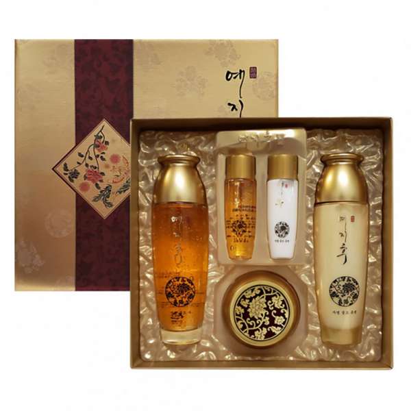 YEZIHU Gongyeonjin Gold 3pcs Set, Антивозрастной, Kbeauty, Корейская косметика, образец