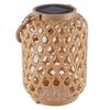 Solar Woven Lamp Soft Lighting IP65 Waterproof Automatic ON/OFF Rechargeable Easy To Install Bamboo Hanging Solar Light Garden Decor