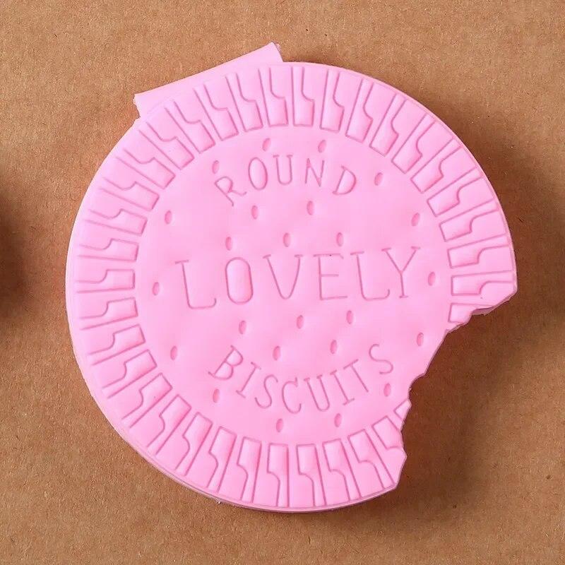 Креативный милый блокнот с имитацией шоколадного печенья, забавная закуска, портативный мини-ноутбук, канцелярские принадлежности для студентов, подарки, школьные принадлежности