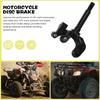 Right Side Steering Knuckle Spindle Metal Front Steering Strut for Atv Go Kart Offroad Vehicle Front Wheel Drum Brake Arm